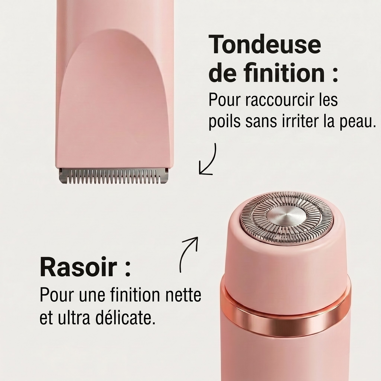 Rasoir 2-en-1 pour le maillot et le corps Isora