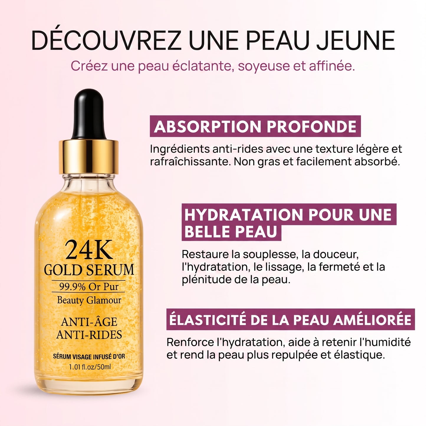 Sérum visage à l'or 24K