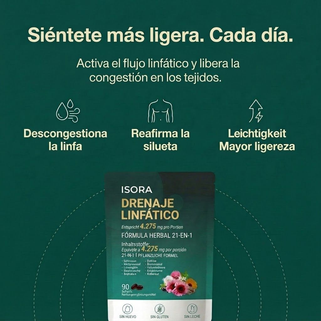 Cápsulas blandas de drenaje linfático
