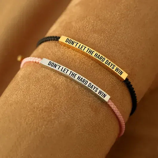Bracelet « Ne baisse pas les bras »