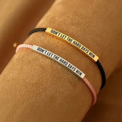 Bracelet « Ne baisse pas les bras »