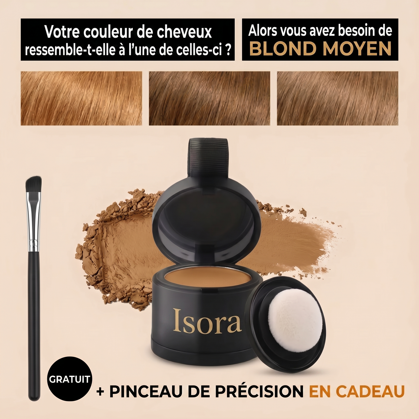 Isora Poudre Retouche Racines